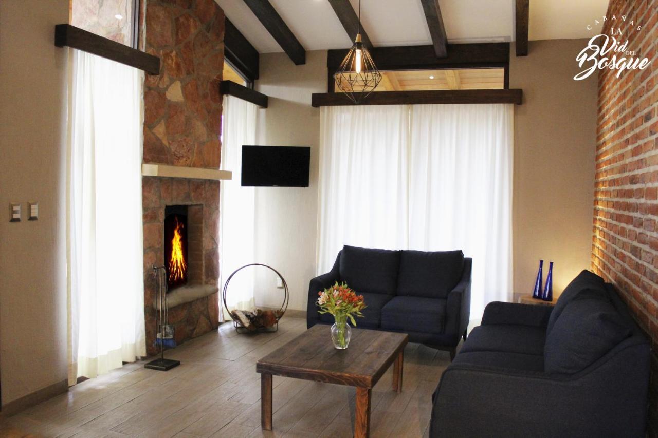 Cabanas La Vid Del Bosque Hotel Tapalpa Ngoại thất bức ảnh