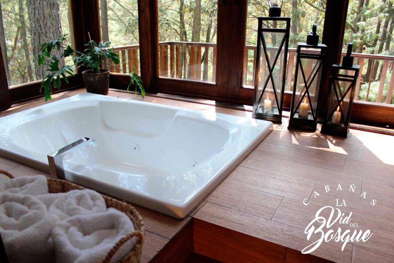 Cabanas La Vid Del Bosque Hotel Tapalpa Ngoại thất bức ảnh